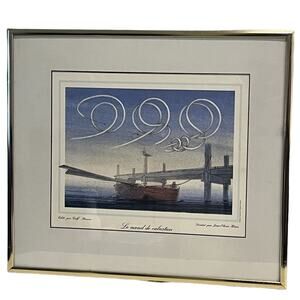 Jean Olivier Heron Framed Wall Art Le Noeud De Cabestan Nautical Boat Rope Knots